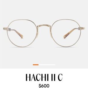 Mr. Leight Hachi II C Eyeglasses White Gold Marbled Rye